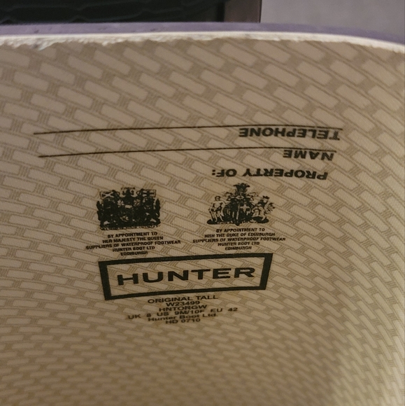 Authentic Hunter boots and socks - Picture 2 of 7